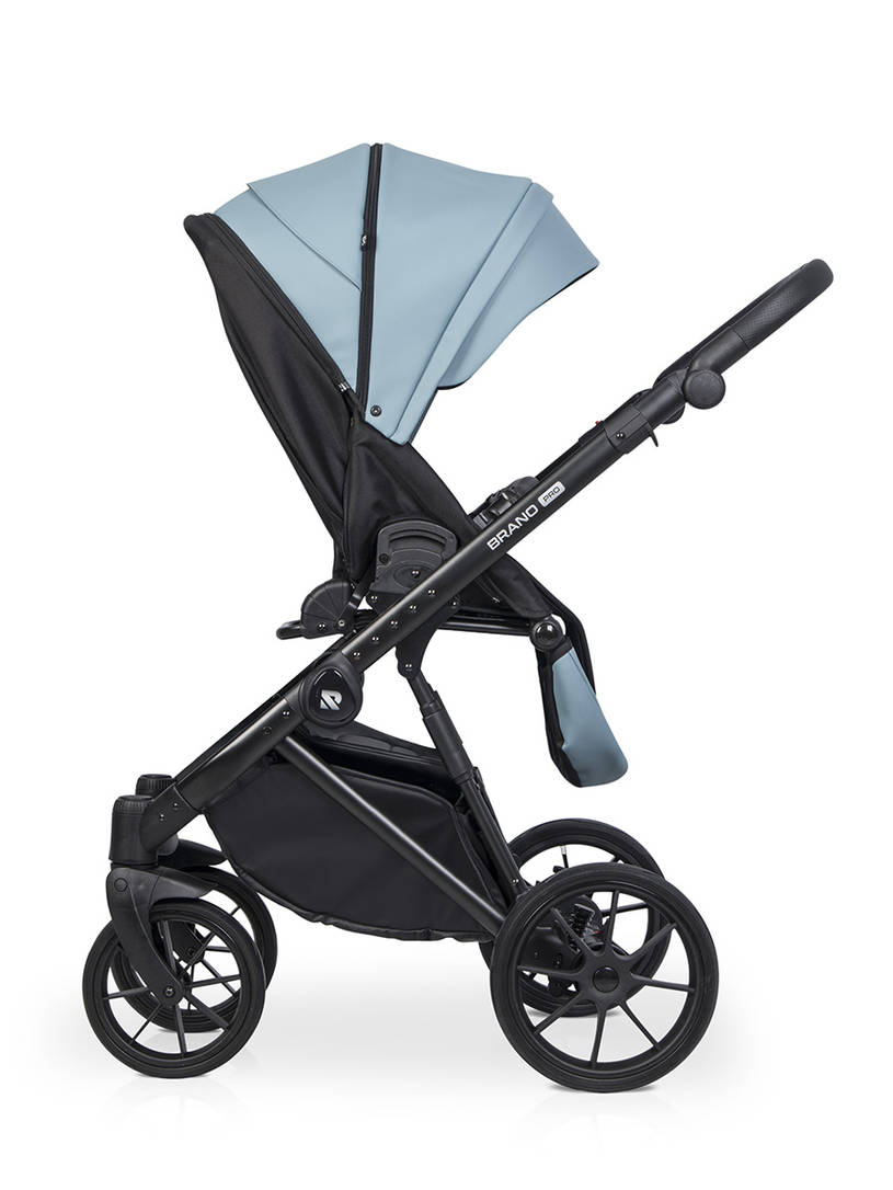 Коляска 2 в 1 Riko Brano Pro Crystal blue