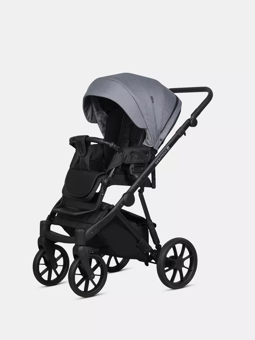 Коляска 3 в 1 Riko Basic Montana X Plus 40 Graphite
