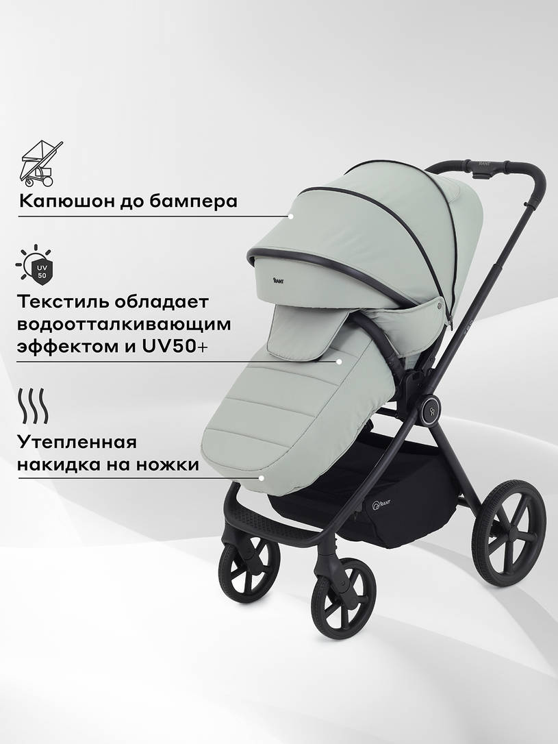 Коляска 2 в 1 Rant Teo Sage