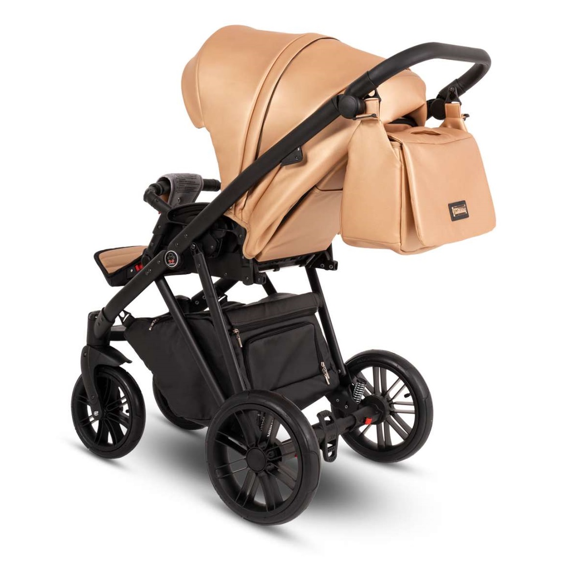 Коляска Camarelo Zeo 2 в 1 экокожа бронза