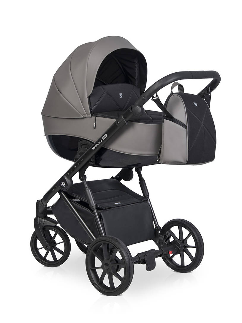 Коляска 2 в 1 Riko Brano Pro, 01 Anthracite