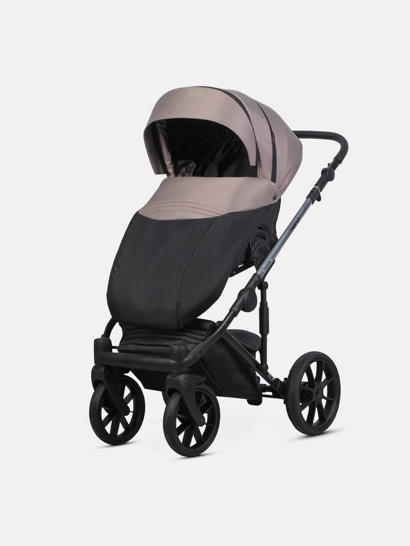 Коляска 2 в 1 Riko Nano Thermo Fabric 11 Cappucino