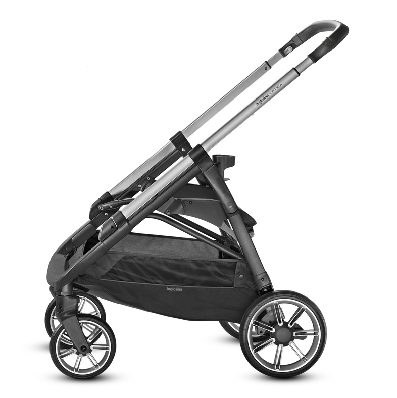 Коляска 3 в 1 Inglesina Aptica  с подставкой под люльку Stand Up, Neptune Greyish