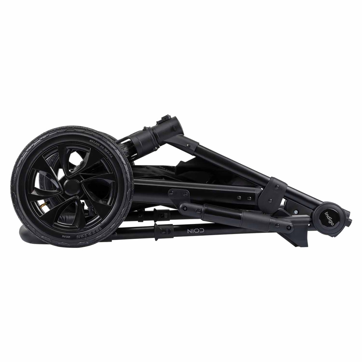 Коляска 2 в 1 Indigo Coin, Черный