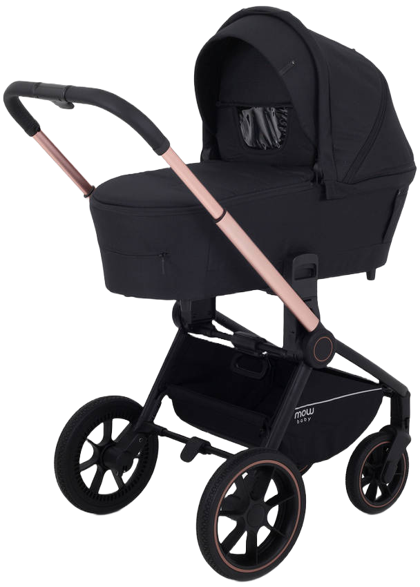 Коляска 3 в 1 MOWBaby ZOOM PU RA087 Gold Black