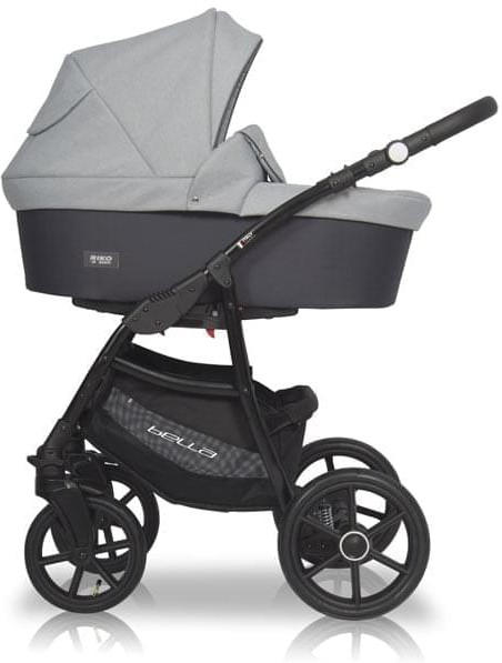 Коляска 3 в 1 Riko Basic Bella 01 серый