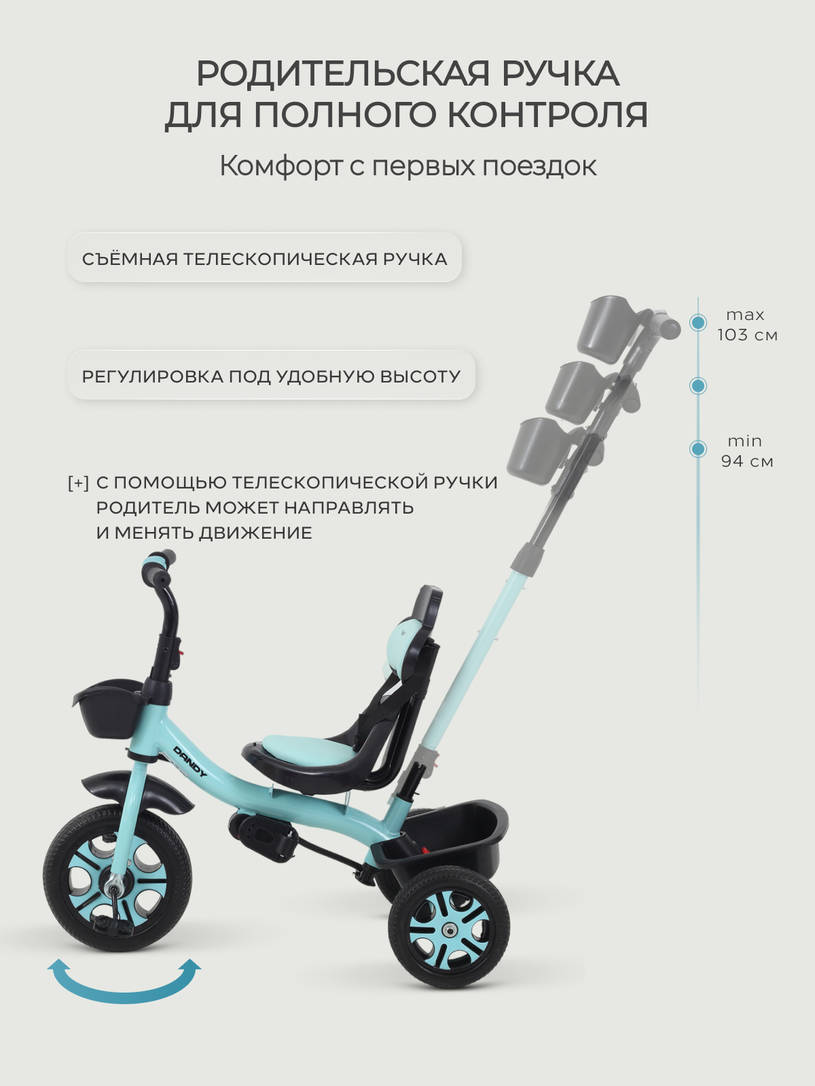 Велосипед 3-х колесный Rant Basic Dandy Mint