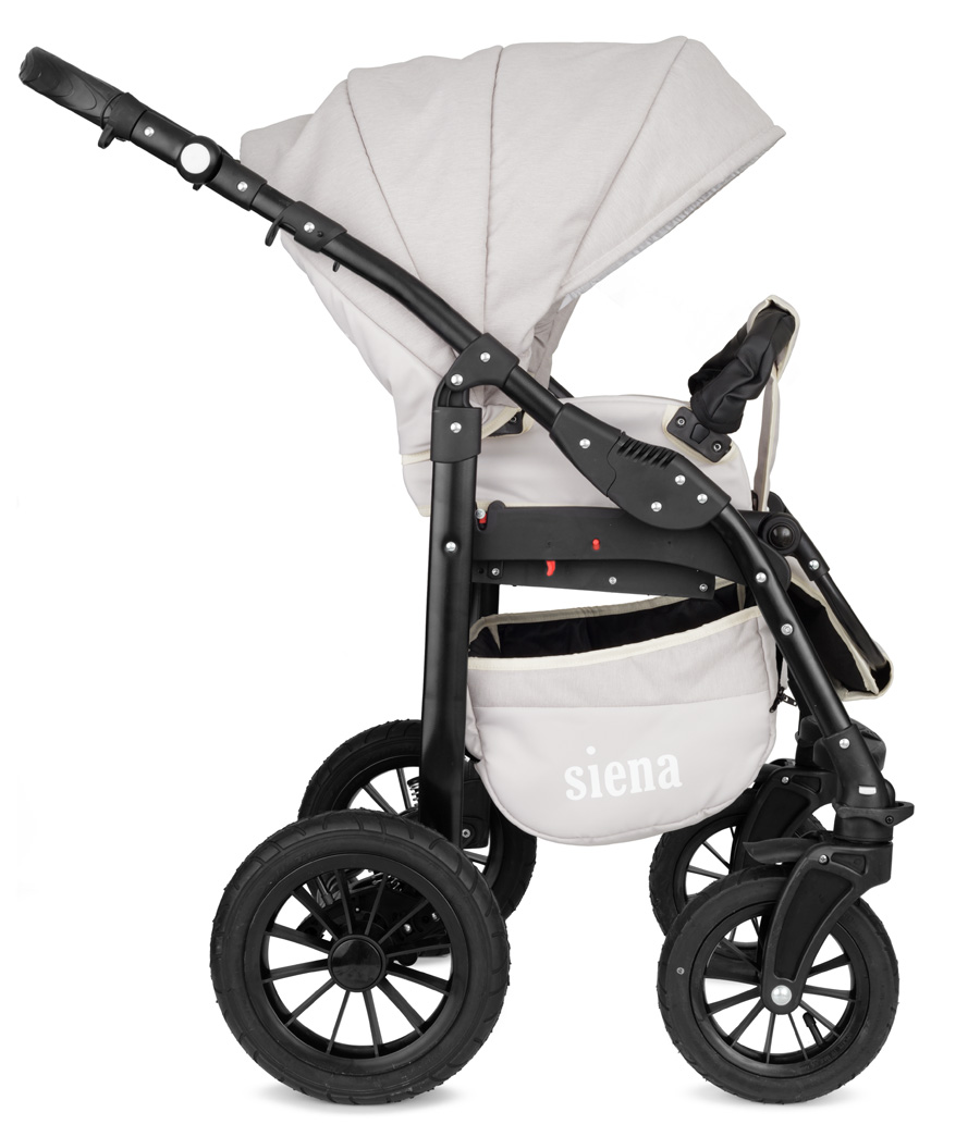 Коляска 3 в 1 Rant Siena 06 бело-бежевый