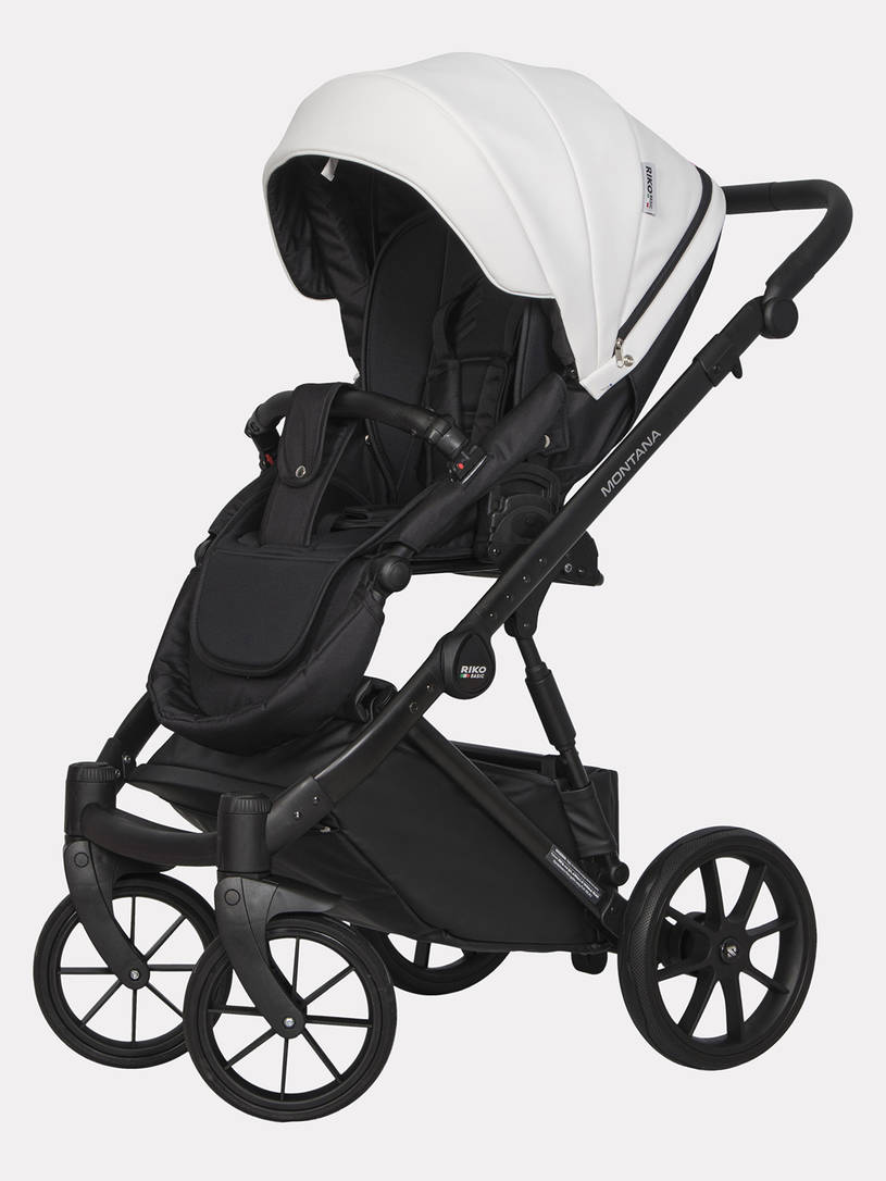 Коляска 2 в 1 Riko Basic Montana Ecco 11 white