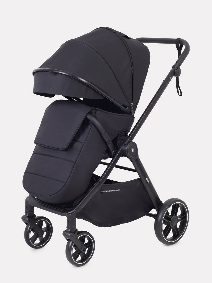 Коляска 2 в 1 Rant Basic Wave Black