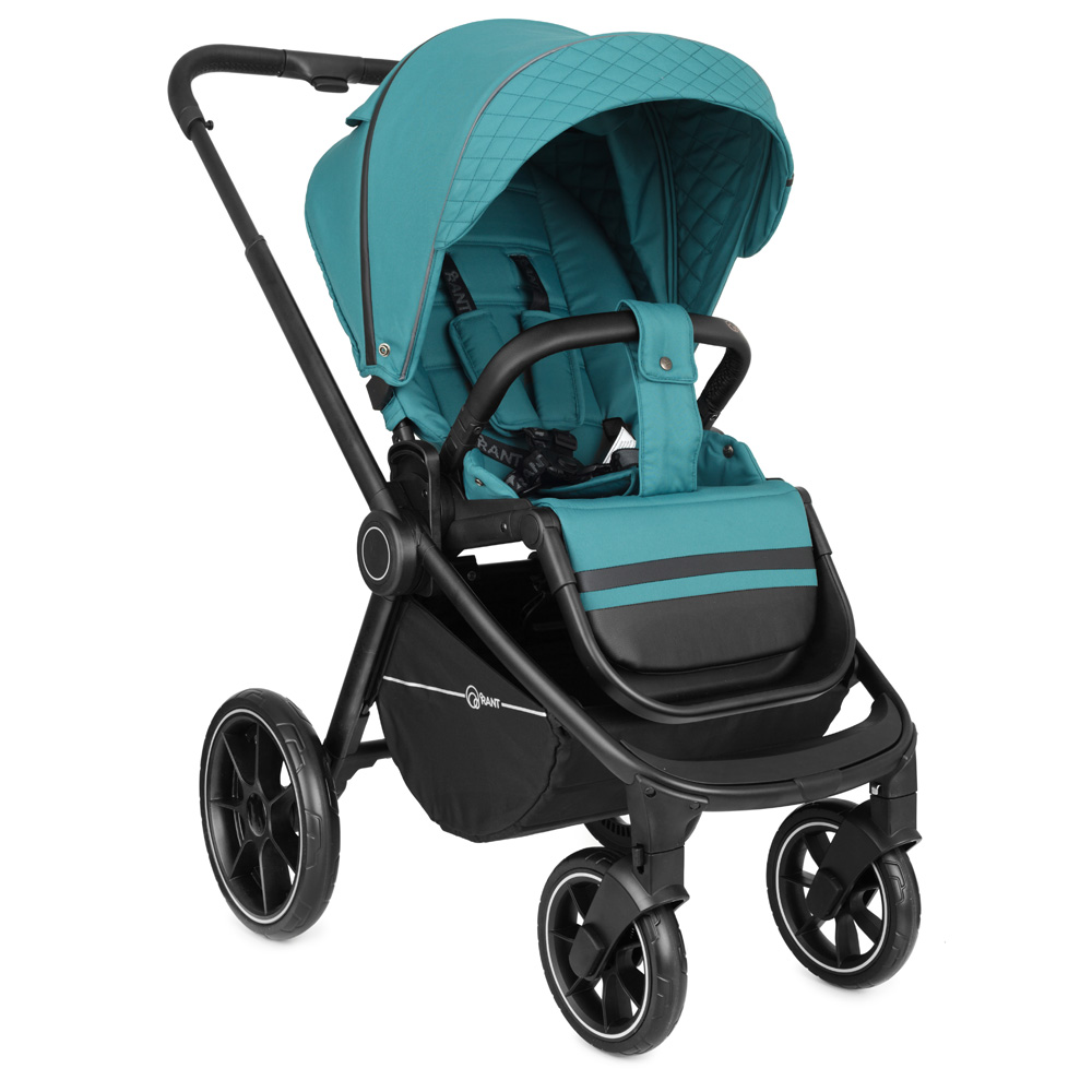 Коляска 2 в 1 Rant Senso Deep Malachite бирюзовый