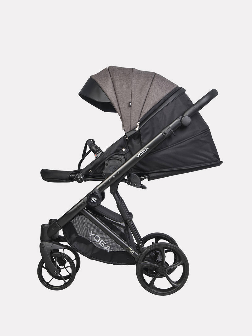 Коляска 2 в 1 Riko Basic YOGA, 02 КОРИЧНЕВЫЙ