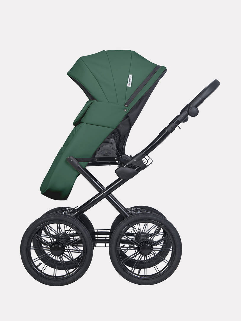 Коляска 2 в 1 Riko Basic Montana Ecco Prestige 13, Emerald