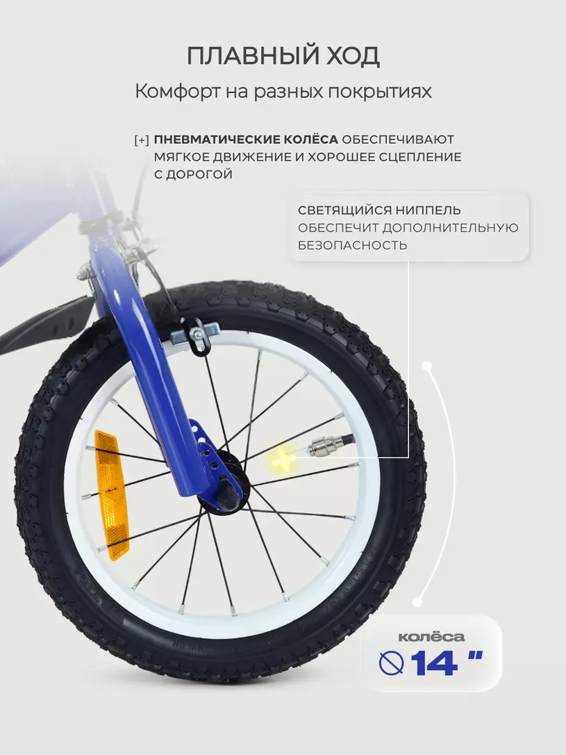 Велосипед 2-колесный Rant Sonic 14 Dark blue
