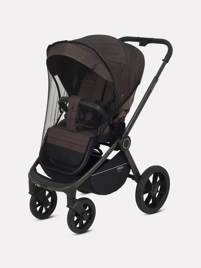 Коляска 3 в 1 Mowbaby Zoom PU Shine brown