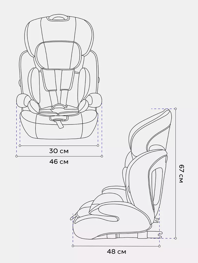 Автокресло Rant Basic Spark Next Isofix группа 1/2/3 (9-36 кг) Olive