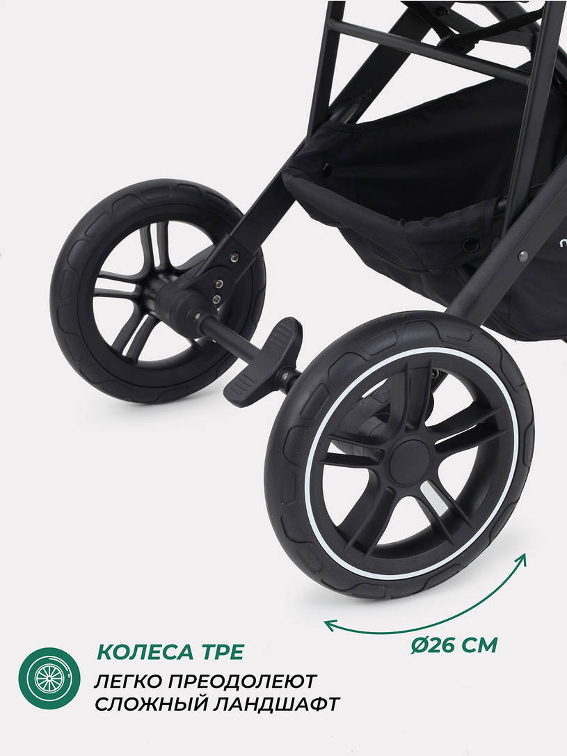 Коляска прогулочная Mowbaby Turbo 2.0 Carbon