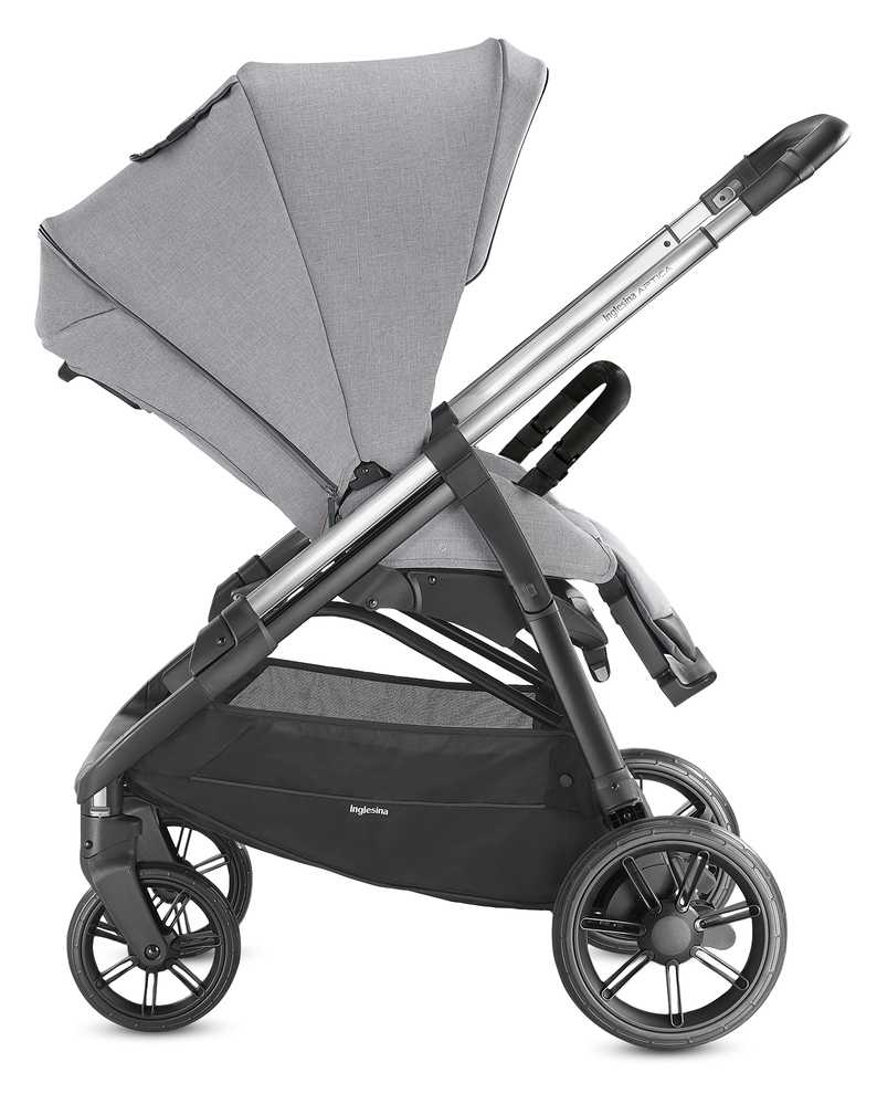 Коляска 2 в 1 Inglesina Aptica с подставкой под люльку Stand Up, Silk Grey