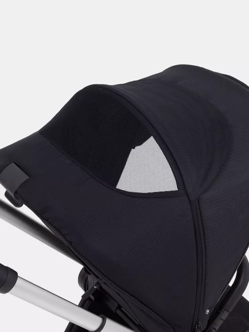 Коляска 3 в 1 Mowbaby Zoom Silver 2025 black