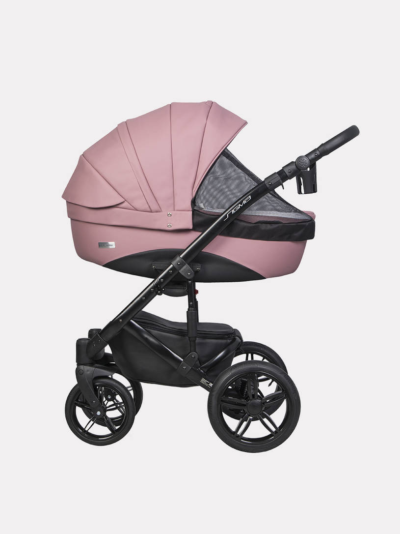 Коляска 3 в 1 Riko Sigma Pro Energy pink