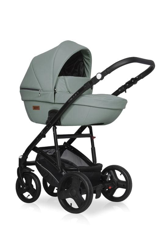 Коляска 3 в 1 Riko Basic Aicon Pastel 05 оливковый