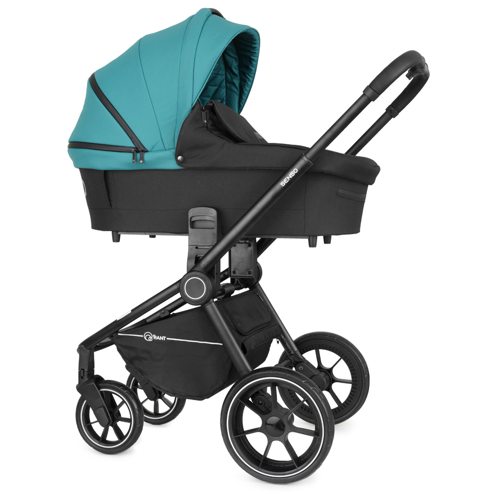 Коляска 3 в 1 Rant Senso Deep Malachite бирюзовый