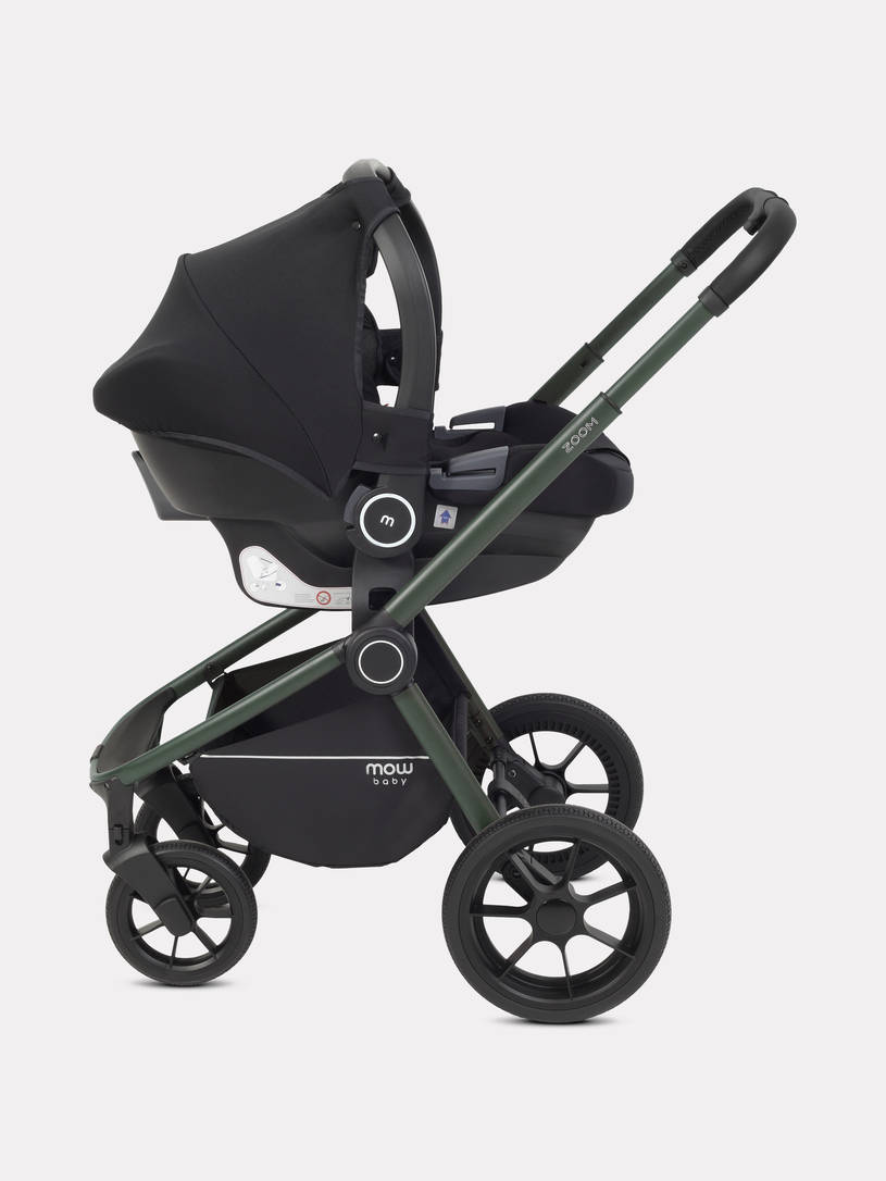 Коляска 3 в 1 Mowbaby Zoom PU Forest green