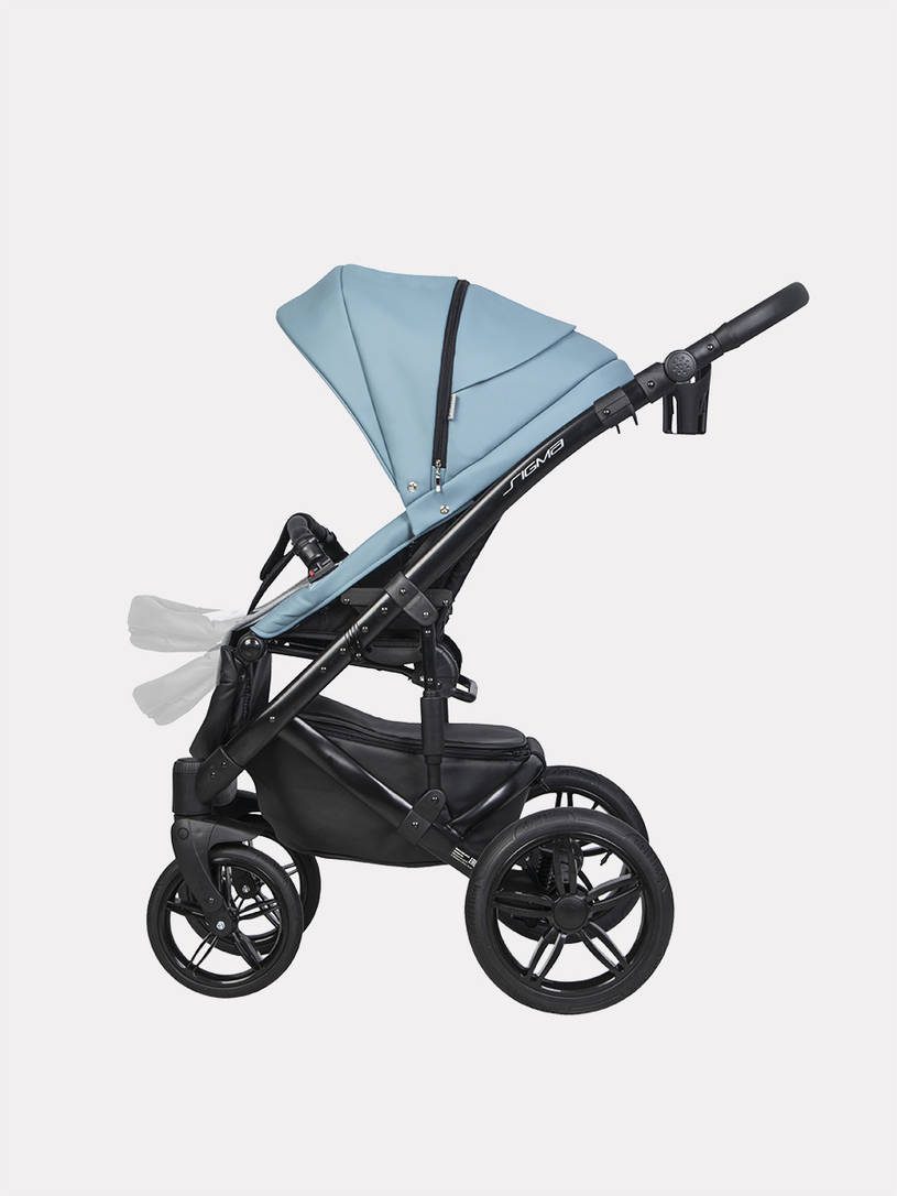 Коляска 2 в 1 Riko Sigma Pro Сrystal blue