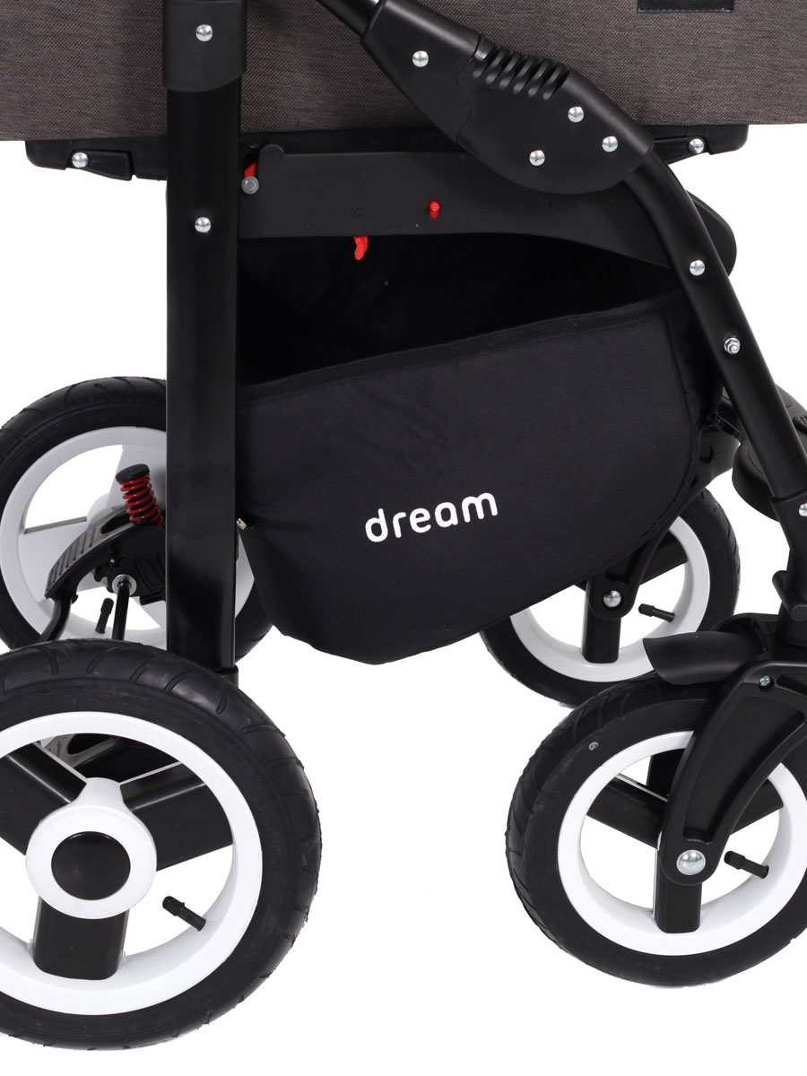 Коляска 3 в 1 Rant Dream 05 коричневый-бежевый
