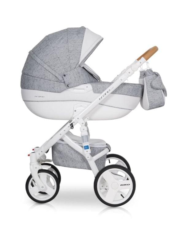 Коляска 2 в 1 Riko Bruno Luxe 05 серый