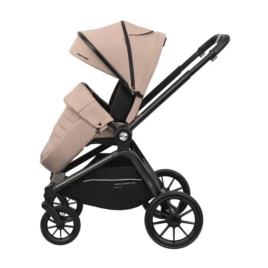 Коляска 2 в 1 Indigo SOLAR бежевый