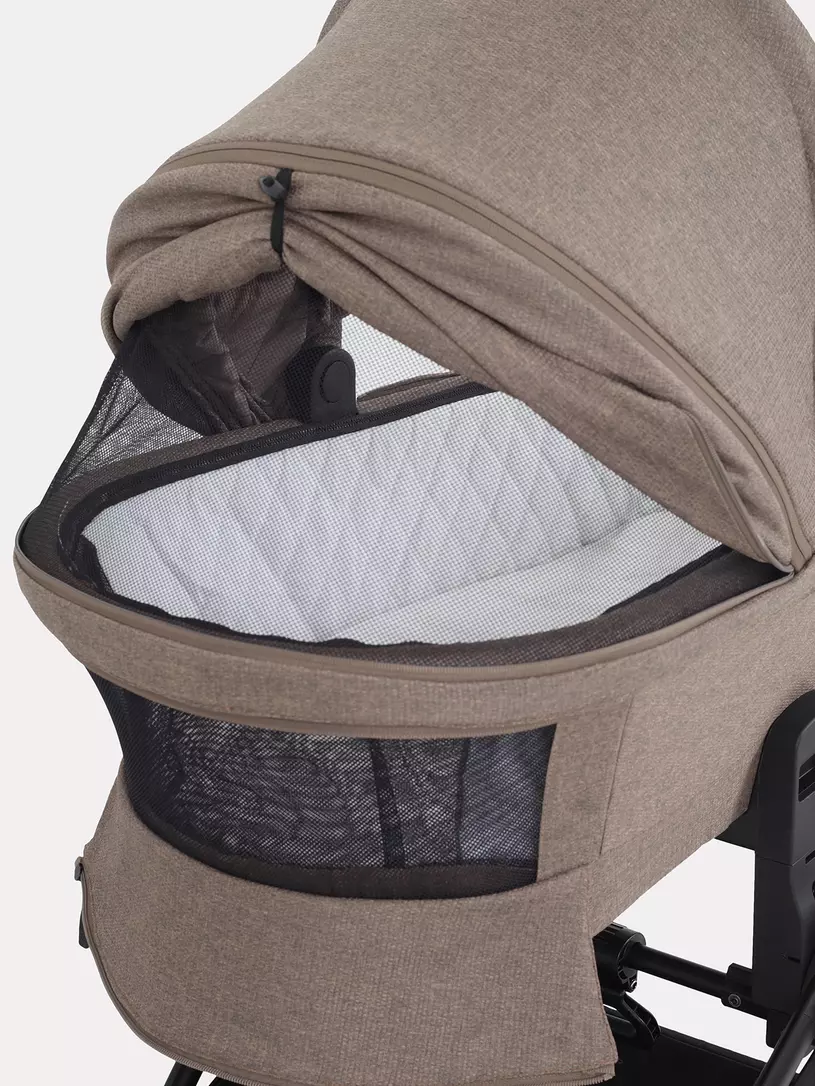 Коляска 3 в 1 Mowbaby Zoom Gold 2025 cacao brown