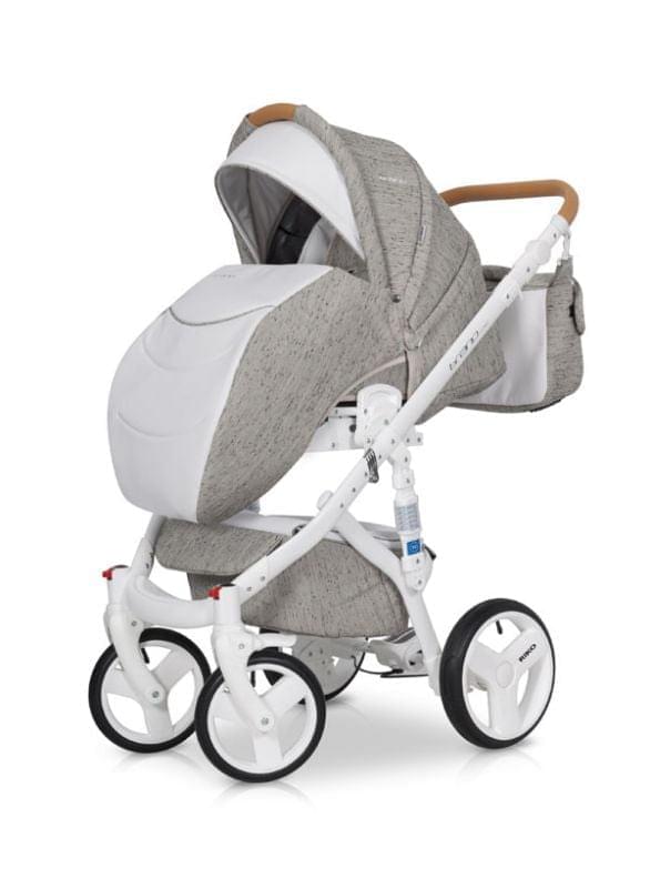 Коляска 2 в 1 Riko Bruno Luxe 02 бежевый