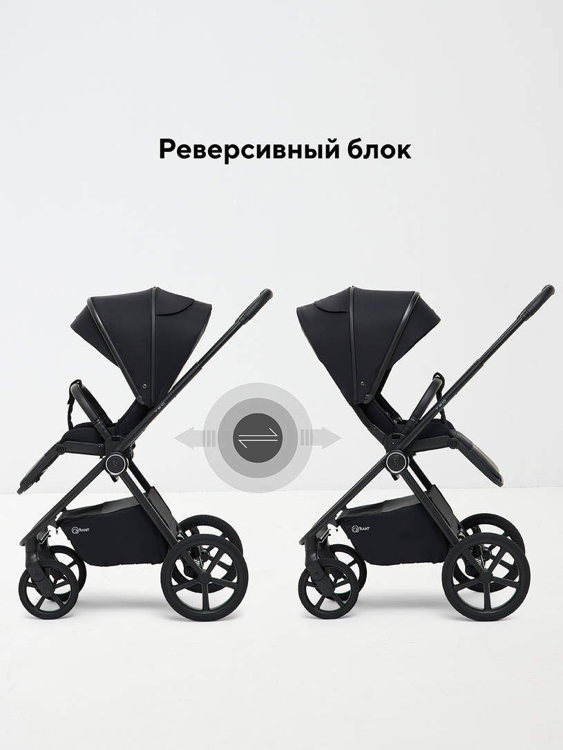 Коляска 2 в 1 Rant Teo Soft Black
