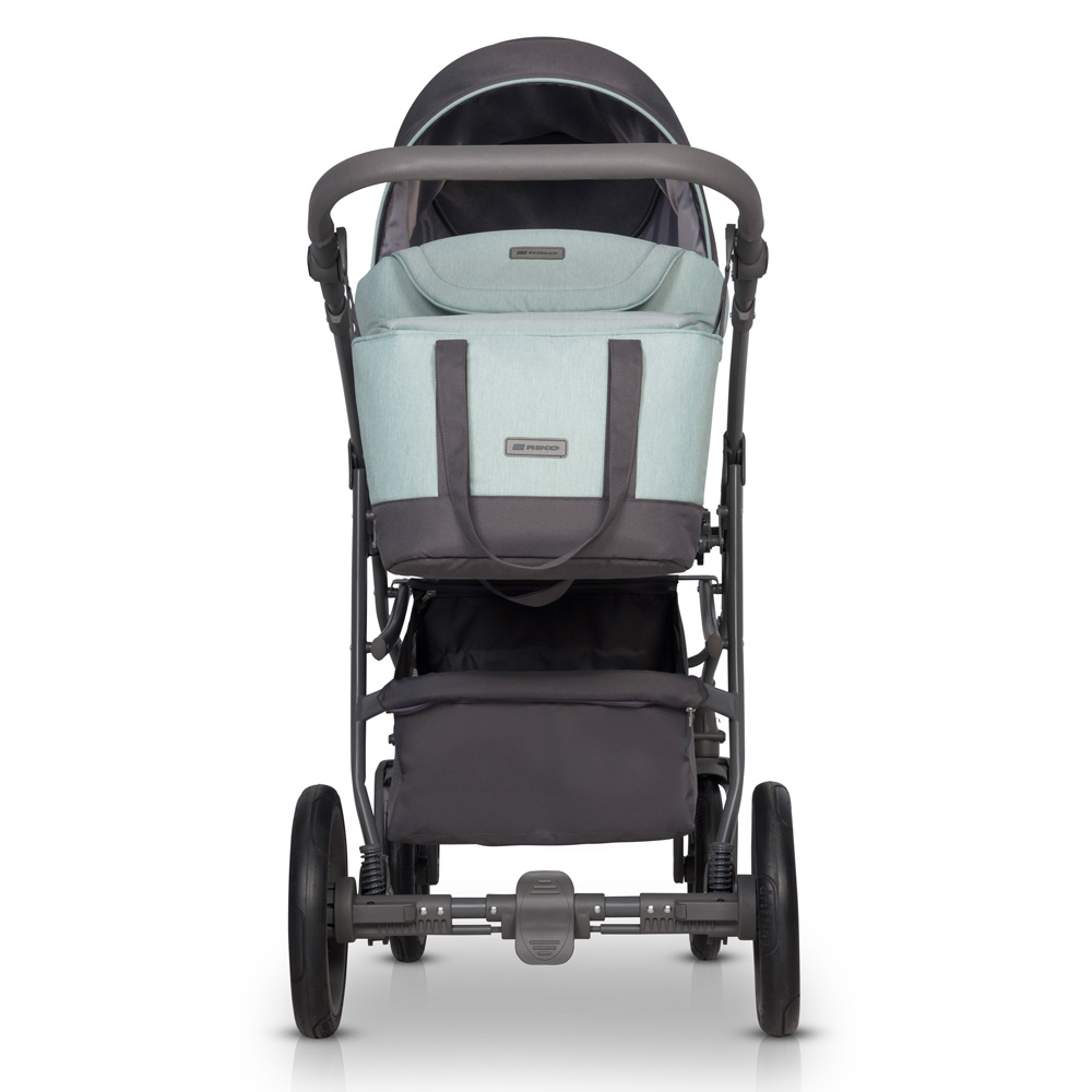 Коляска 3 в 1 Riko Basic Bella Pastel 02 ментоловый