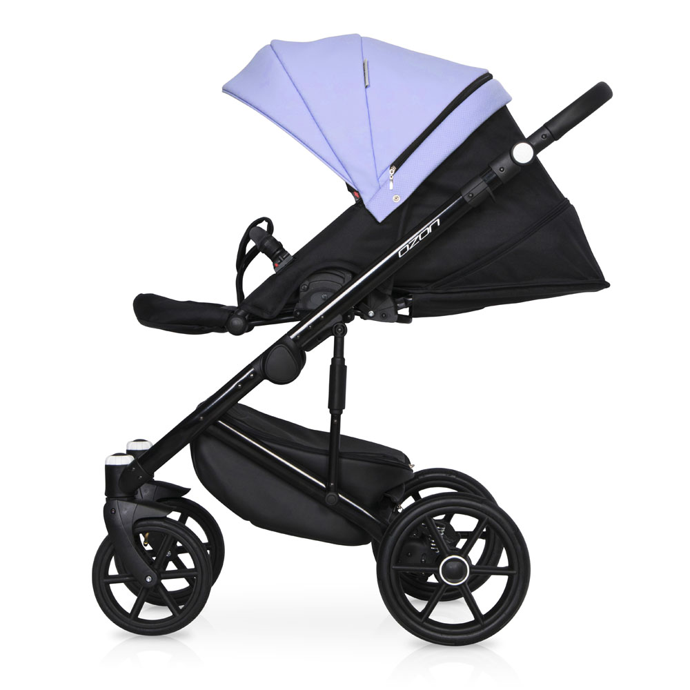 Коляска 3 в 1 Riko Basic Ozon Ecco 21 фиолетовый