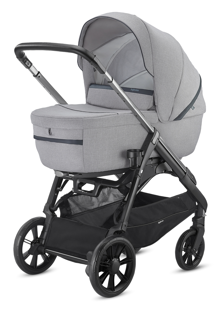 Коляска 2 в 1 Inglesina Aptica с подставкой под люльку Stand Up, Silk Grey