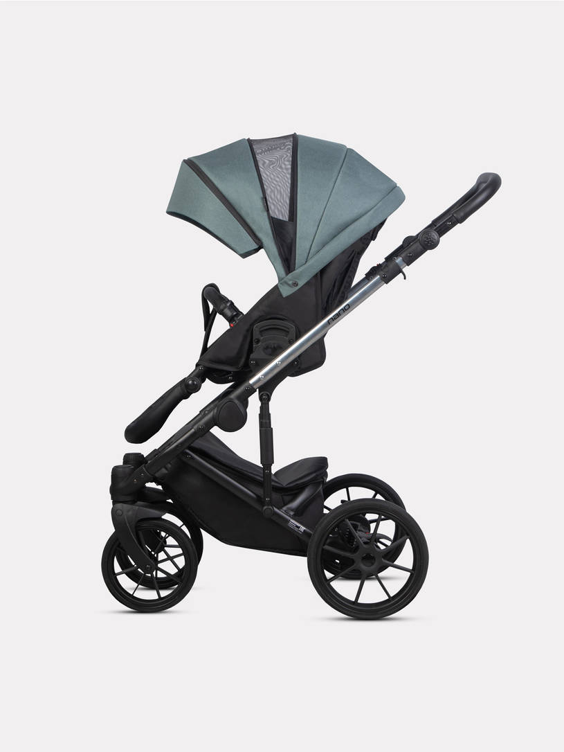 Коляска 2 в 1 Riko Nano Thermo Fabric 14 Dark sage