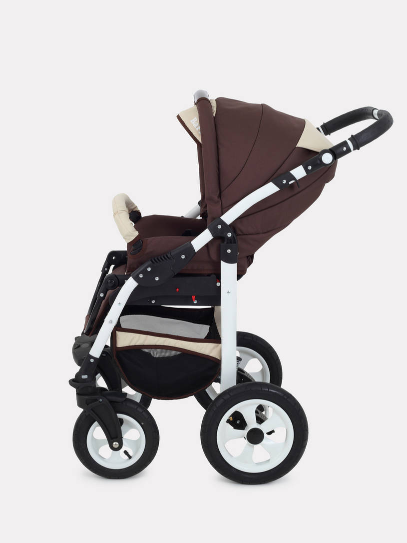 Коляска 2 в 1 Bart-Plast Bari 04 коричнево-бежевый
