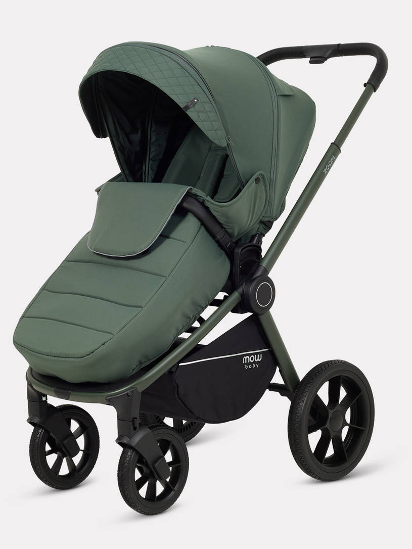Коляска 2 в 1 Mowbaby Zoom PU Forest green