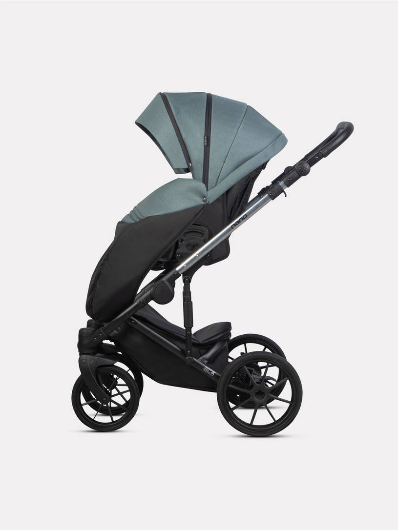 Коляска 2 в 1 Riko Nano Thermo Fabric 14 Dark sage