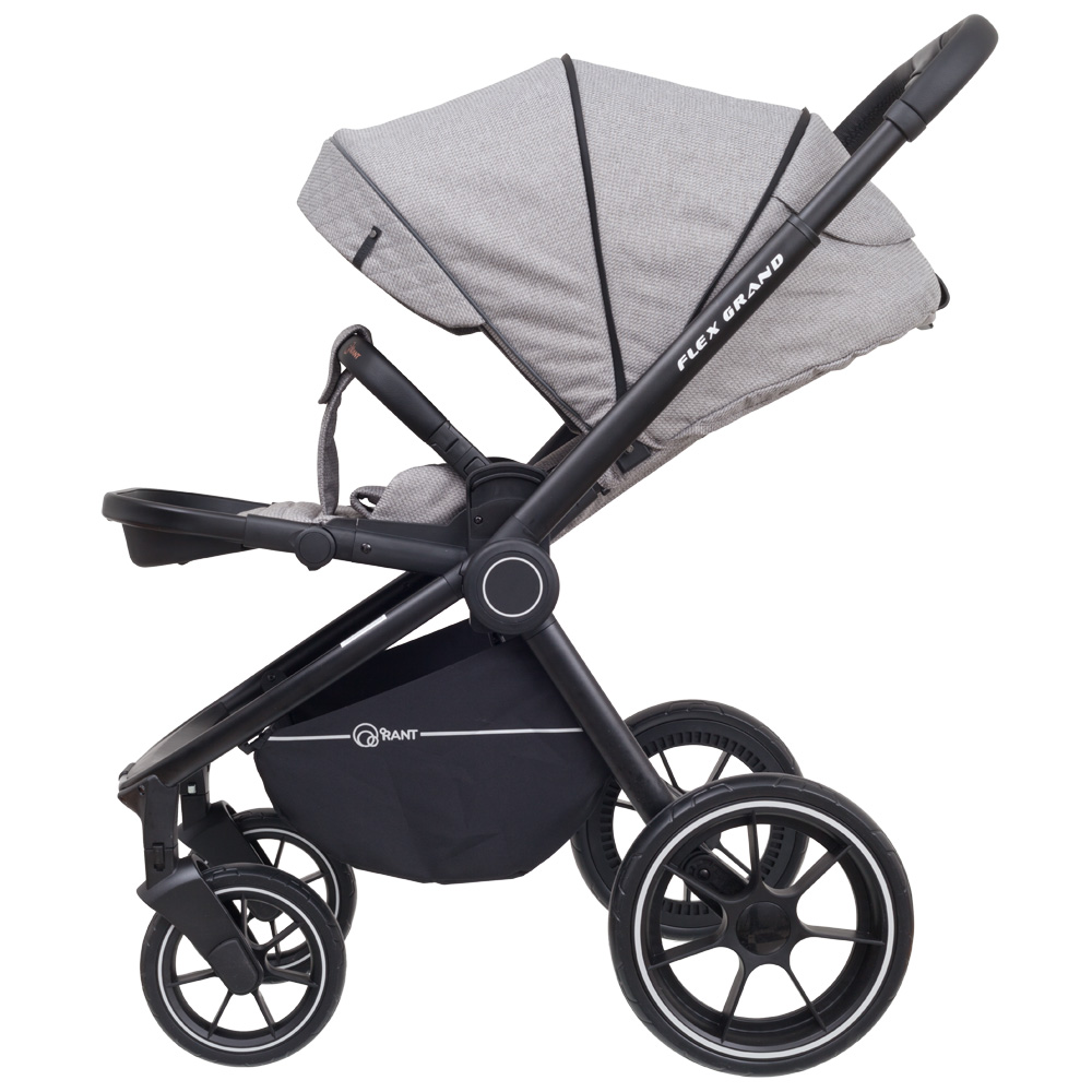 Коляска 3 в 1 Rant Flex Grand Mineral Silver темно-серый