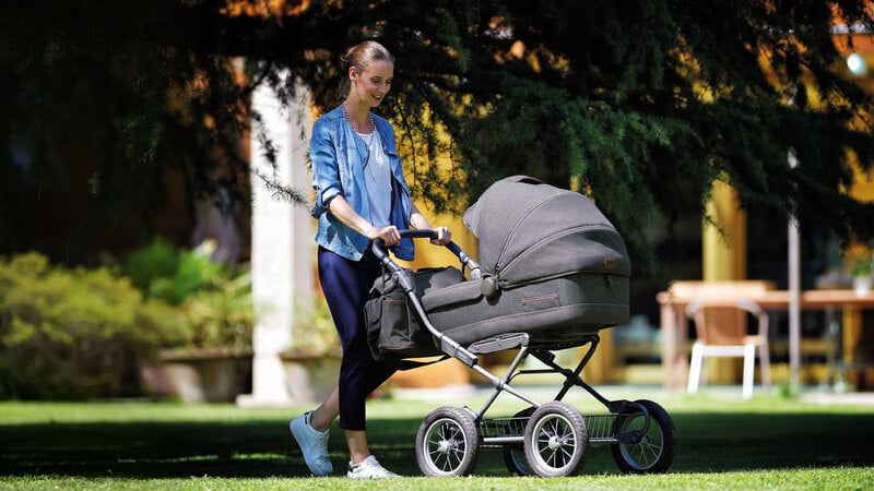 Коляска 2 в 1 Inglesina Sofia с подставкой под люльку Stand Up, Village Denim