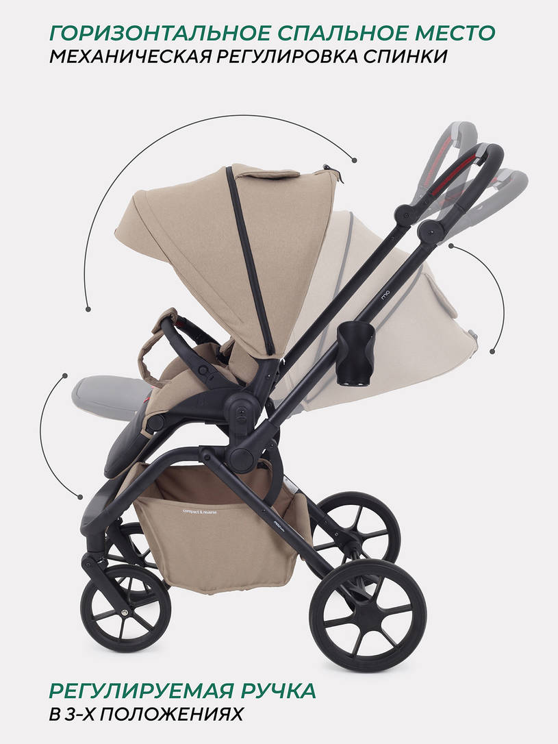 Коляска прогулочная Mowbaby Mio Latte