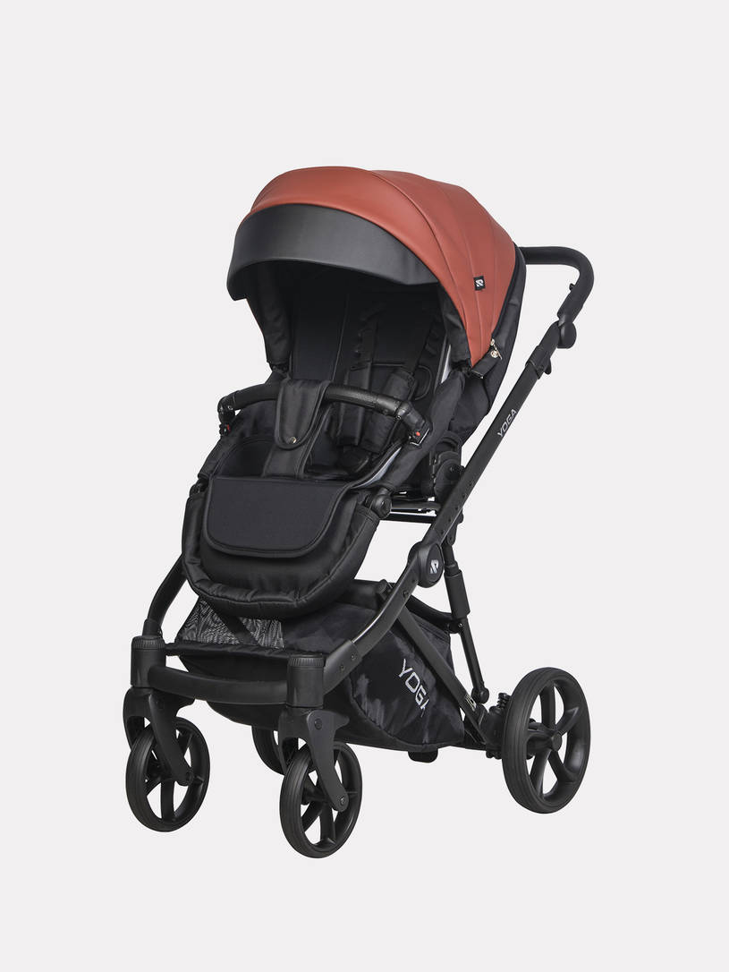 Коляска 2 в 1 Riko Basic Yoga Ecco 14 Maroon