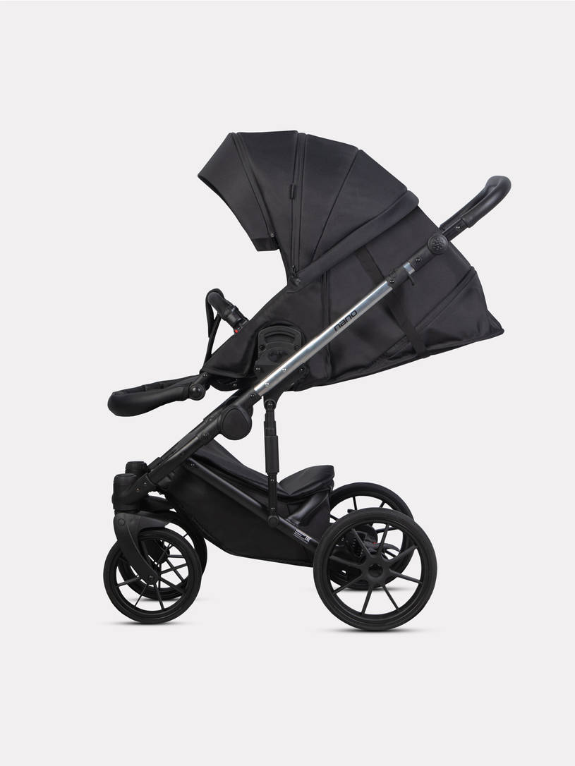 Коляска 2 в 1 Riko Nano Thermo Fabric 13 Black