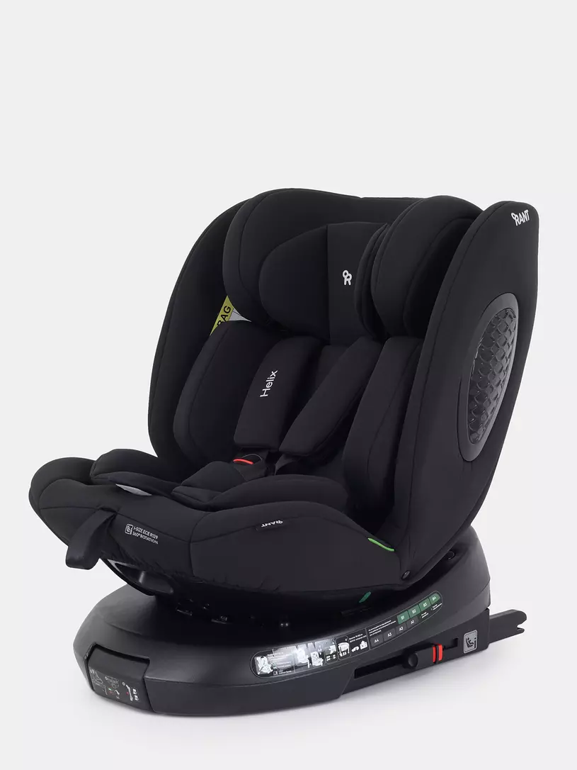 Автокресло Rant Helix isofix группа 0/1/2/3 (40-150 см; 0-36 кг), Black