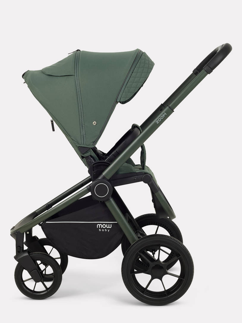 Коляска 3 в 1 Mowbaby Zoom PU Forest green