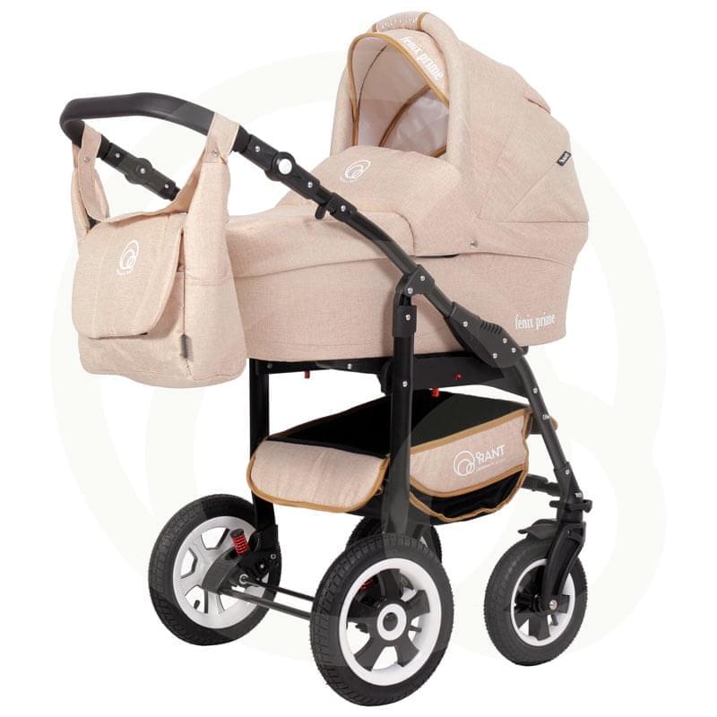 Коляска 2 в 1 Rant Fenix Prime 06 бежевый лён