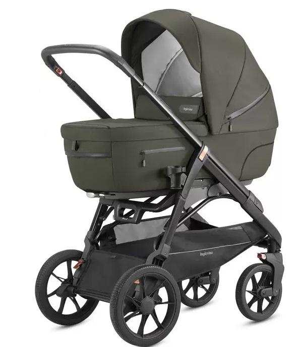 Коляска 2 в 1 Inglesina Aptica New с подставкой под люльку Stand Up, Emerald Green
